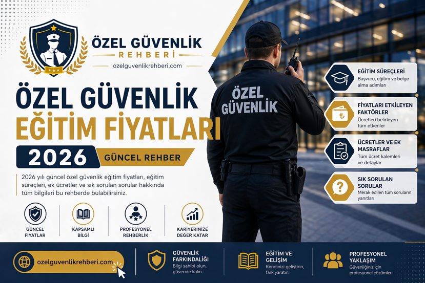 Özel Güvenlik Eğitim Fiyatları 2026