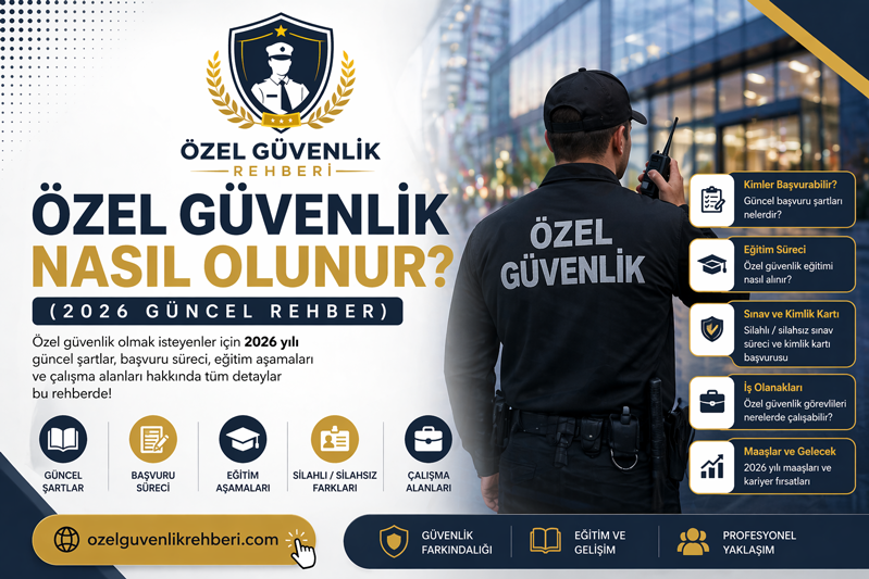 Özel Güvenlik Nasıl Olunur? (2026 Güncel Rehber)