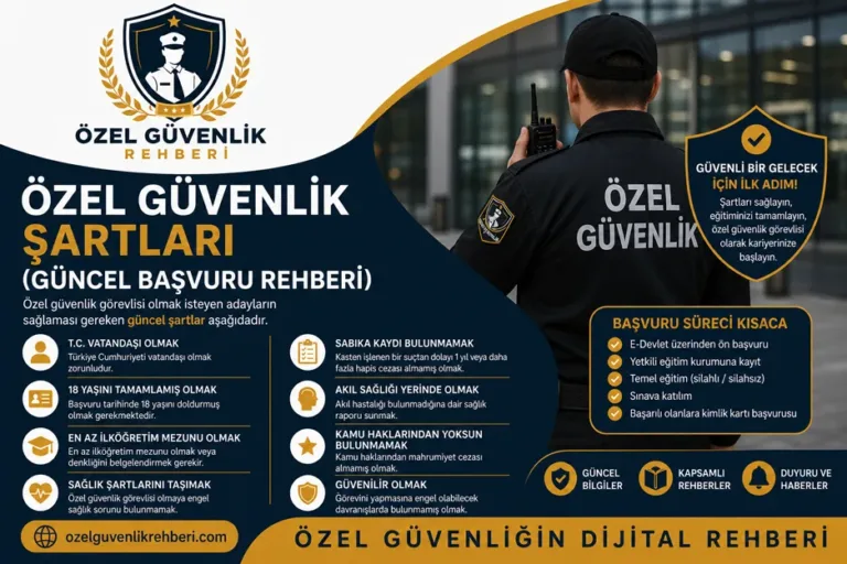 Özel Güvenlik Şartları (Güncel Başvuru Rehberi)